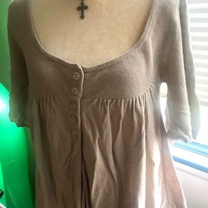 Monroe & Main Mushroom-Colored Sweater L